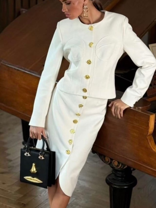 Jackets & Blazers - Schiaparelli  Skirt & Blazer Set